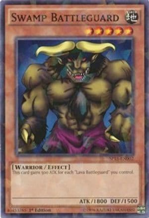 Swamp Battleguard (Shatterfoil) — Star Pack ARC-V Yu-Gi-Oh! card by KAZUKI TAKAHASHI