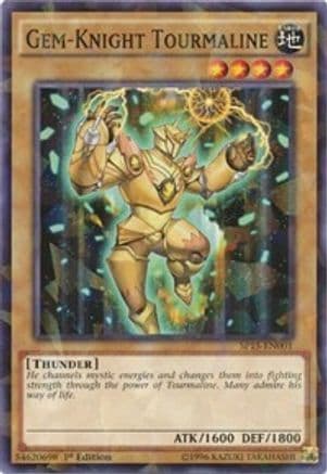 Gem-Knight Tourmaline (Shatterfoil) — Star Pack ARC-V Yu-Gi-Oh! card by KAZUKI TAKAHASHI