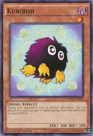 Kuriboh — Duelist Pack: Battle City Yu-Gi-Oh! card by KAZUKI TAKAHASHI