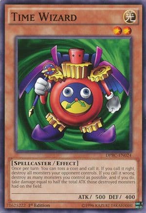 Time Wizard — Duelist Pack: Battle City Yu-Gi-Oh! card by KAZUKI TAKAHASHI