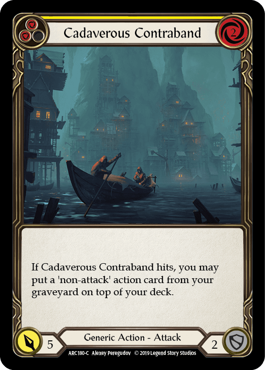 Cadaverous Contraband — Arcane Rising Flesh and Blood card by Alexey Peregrudov