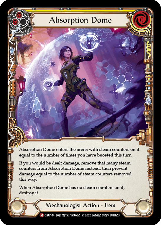 Absorption Dome — Crucible of War Flesh and Blood card by Tommy Suharto