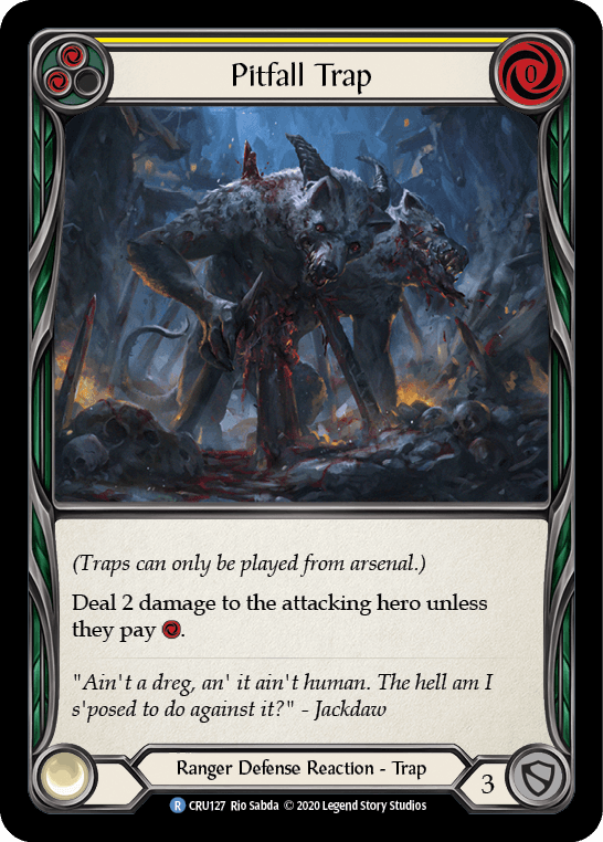 Pitfall Trap — Crucible of War Flesh and Blood card by Rio Sabda