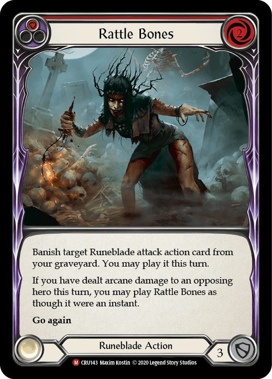 Rattle Bones — Crucible of War Flesh and Blood card by Max Kostin