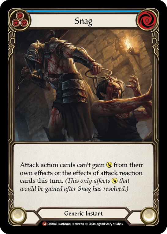 Snag — Crucible of War Flesh and Blood card by Nathaniel Himawan