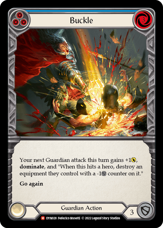 Buckle — Dynasty Flesh and Blood card by Federico Musetti