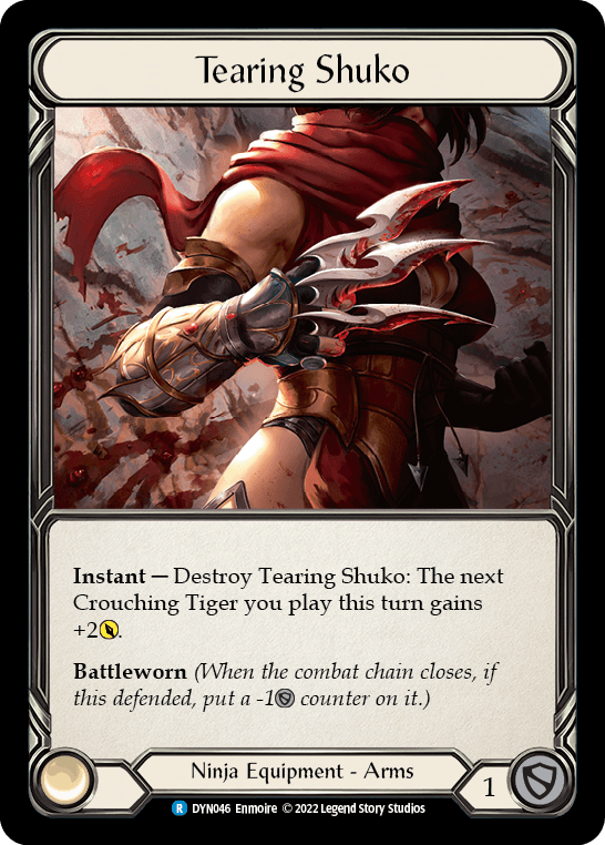 Tearing Shuko — Dynasty Flesh and Blood card by Enmoire