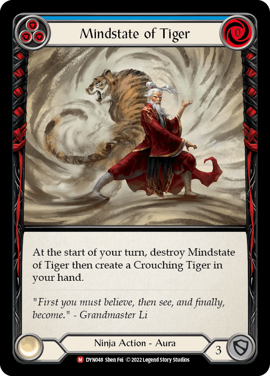 Mindstate of Tiger — Dynasty Flesh and Blood card by Shen Fei