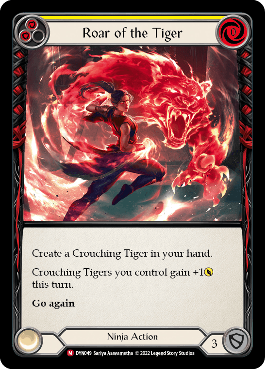 Roar of the Tiger — Dynasty Flesh and Blood card by Sariya Asavametho