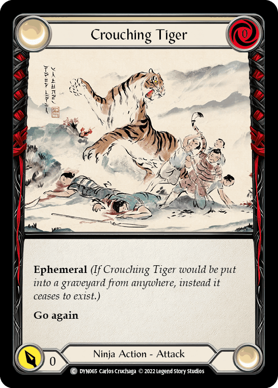 Crouching Tiger (Marvel) — Dynasty Flesh and Blood card by Carlos Cruchaga