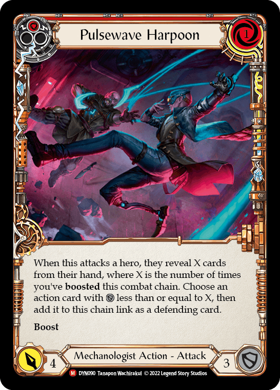 Pulsewave Harpoon — Dynasty Flesh and Blood card by Tanapon Wachirakul