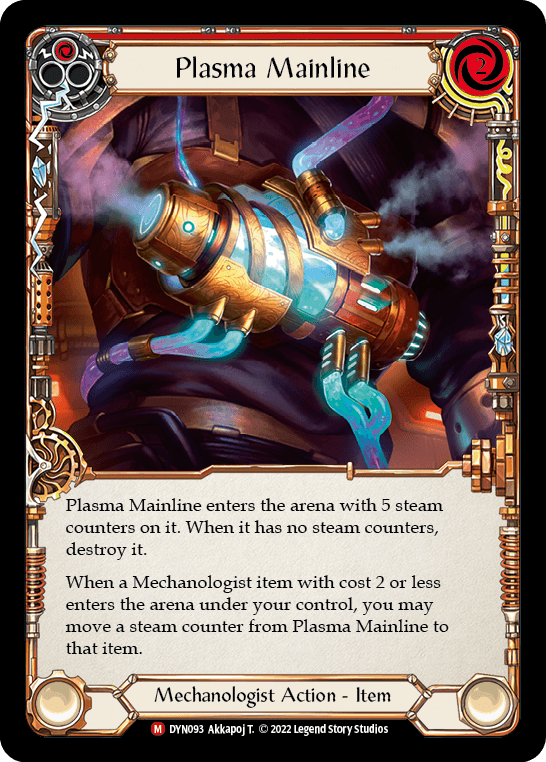 Plasma Mainline — Dynasty Flesh and Blood card by Askapoj T
