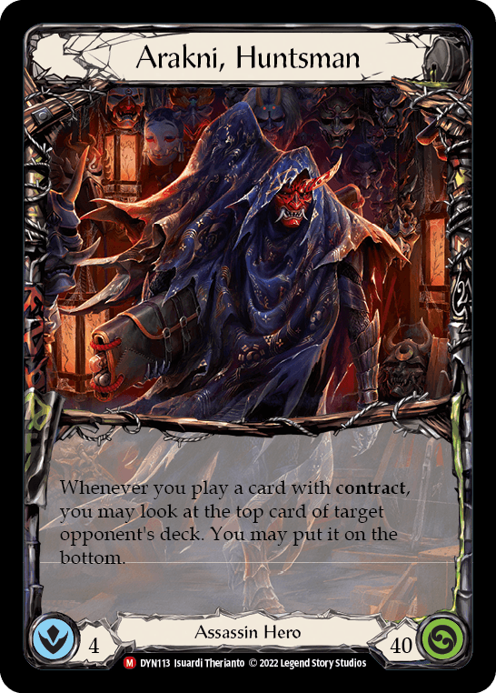 Arakni, Huntsman — Dynasty Flesh and Blood card by Isuardi Therianto