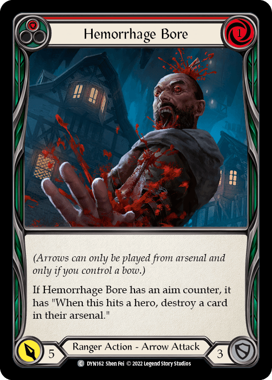 Hemorrhage Bore (Red) — Dynasty Flesh and Blood card by Shen Fei