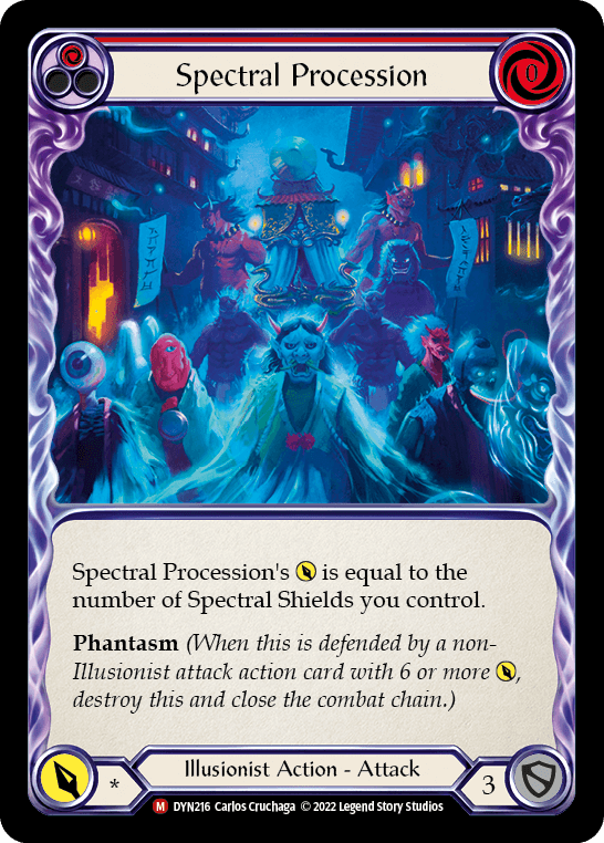Spectral Procession — Dynasty Flesh and Blood card by Carlos Cruchaga