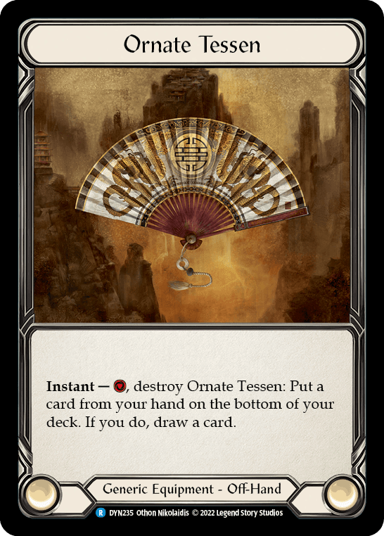 Ornate Tessen — Dynasty Flesh and Blood card by Othon Nikolaidis