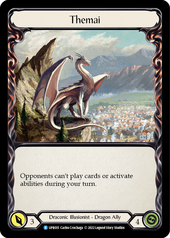 Themai — UPR Flesh and Blood card by Carlos Cruchaga