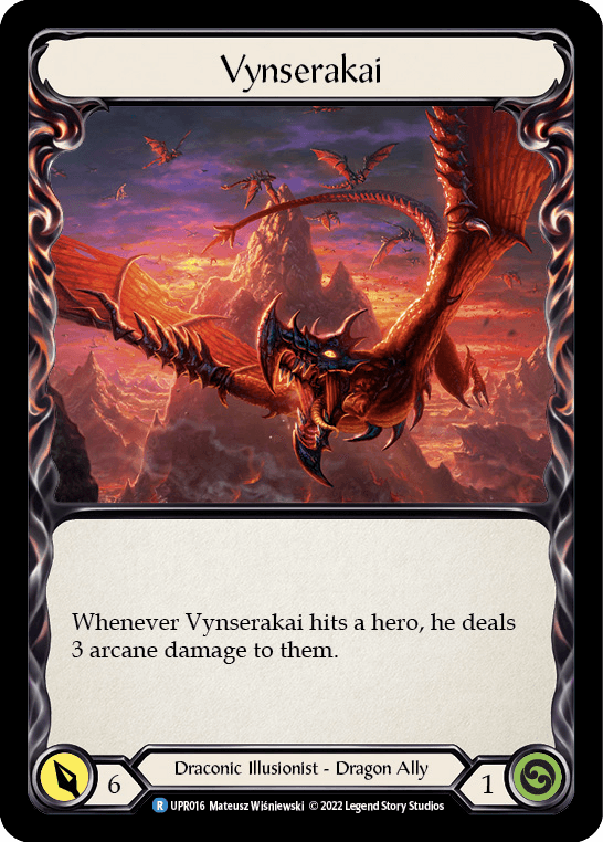 Vynserakai — UPR Flesh and Blood card by Mateusz Wiśniewski