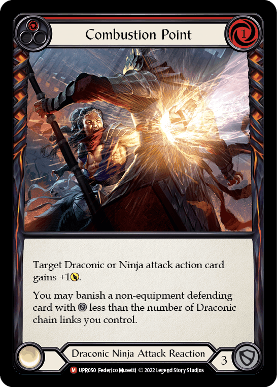 Combustion Point — Uprising Flesh and Blood card by Federico Musetti