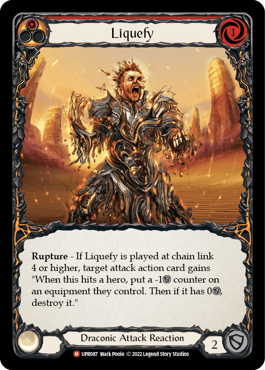 Liquefy — Uprising Flesh and Blood card by Mark Poole