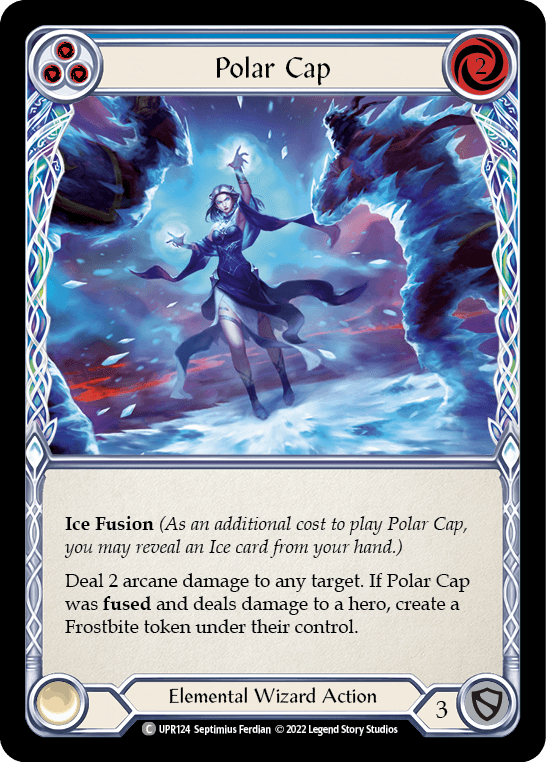 Polar Cap (Blue) — Uprising Flesh and Blood card by Septimius Ferdian