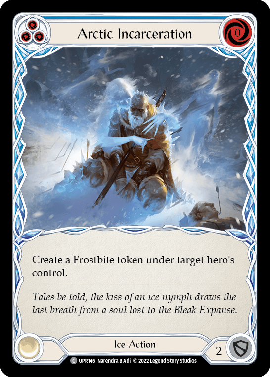 Arctic Incarceration (Blue) — Uprising Flesh and Blood card by Narendra B.A.D.