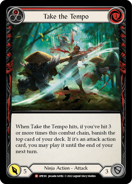 Take the Tempo — Uprising Flesh and Blood card by Jessada Sutthi