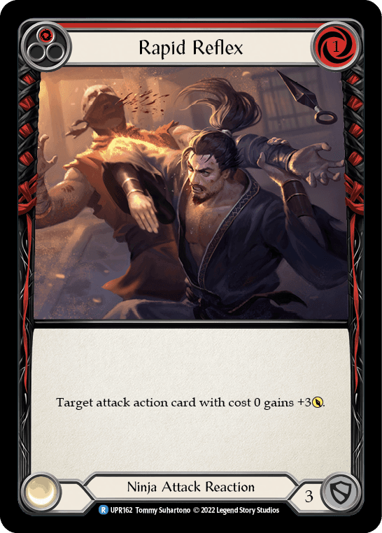Rapid Reflex (Red) — Uprising Flesh and Blood card by Tommy Suhartono