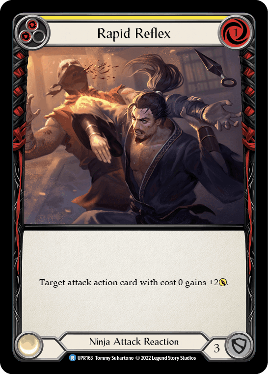 Rapid Reflex (Yellow) — Uprising Flesh and Blood card by Tommy Suhartono
