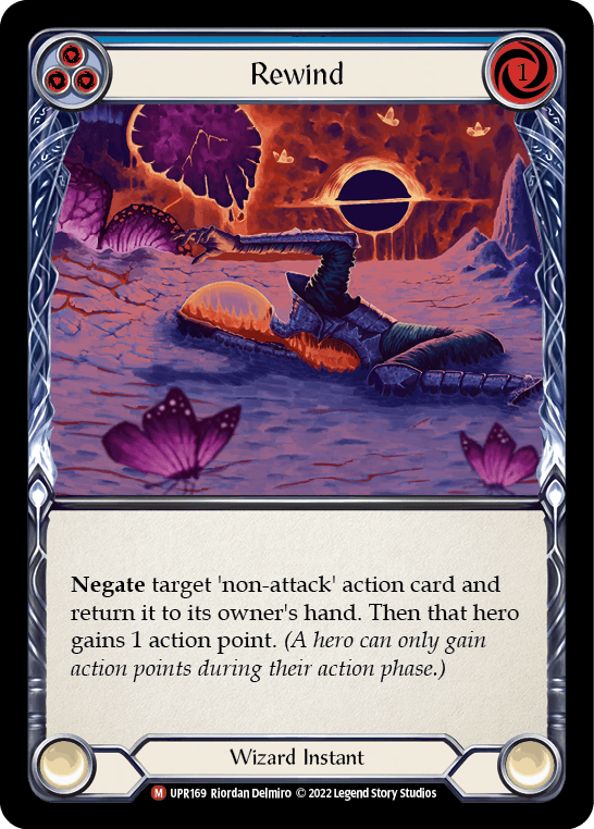 Rewind — Uprising Flesh and Blood card by Riordan Delmiro