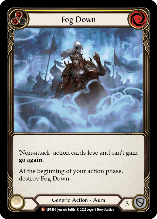 Fog Down — Uprising Flesh and Blood card by Jessada Sutthi