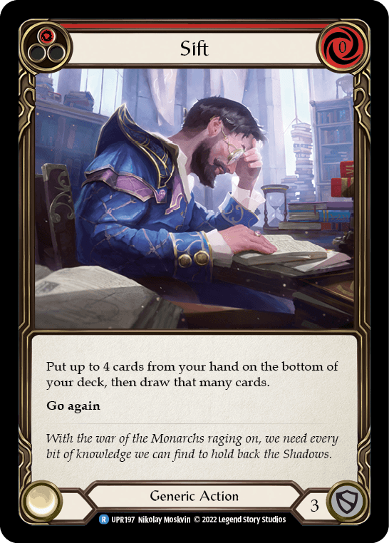 Sift (Red) — Uprising Flesh and Blood card by Nikolay Moskvin