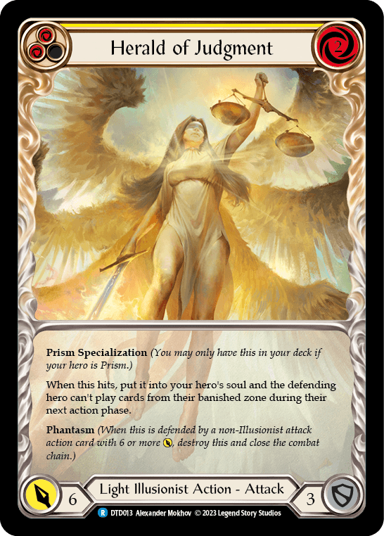Herald of Judgment — Dusk till Dawn Flesh and Blood card by Alexander Mokhov