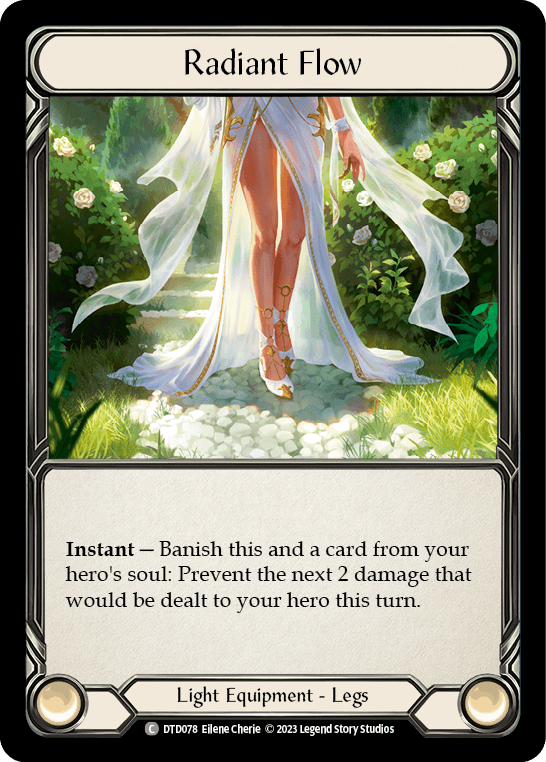 Radiant Flow — Dusk till Dawn Flesh and Blood card by Eylene Cherie