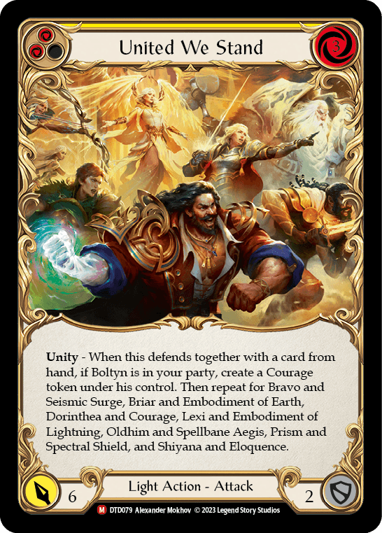 United We Stand — Dusk till Dawn Flesh and Blood card by Alexander Mokhov