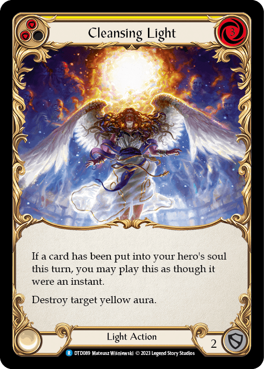 Cleansing Light (Yellow) — Dusk till Dawn Flesh and Blood card by Mateusz Wiśniewski