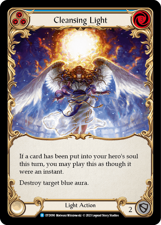 Cleansing Light (Blue) — Dusk till Dawn Flesh and Blood card by Mateusz Wiśniewski