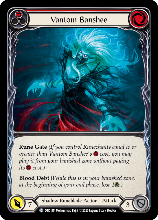 Vantom Banshee (Red) — Dusk till Dawn Flesh and Blood card by Muhammad Fajri