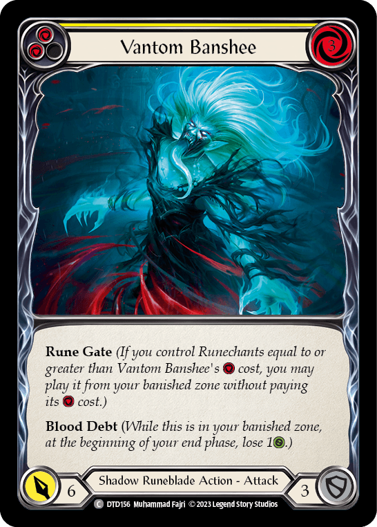Vantom Banshee (Yellow) — Dusk till Dawn Flesh and Blood card by Muhammad Fajri