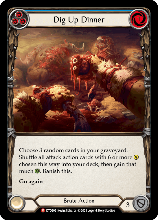 Dig Up Dinner — Dusk till Dawn Flesh and Blood card by Kevin Sidharta