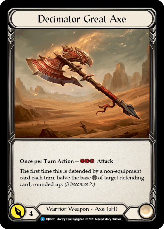 Decimator Great Axe — Dusk till Dawn
