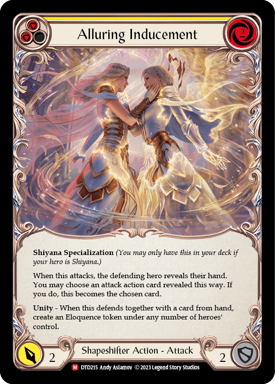 Alluring Inducement — Dusk till Dawn Flesh and Blood card by Andy Aslamov