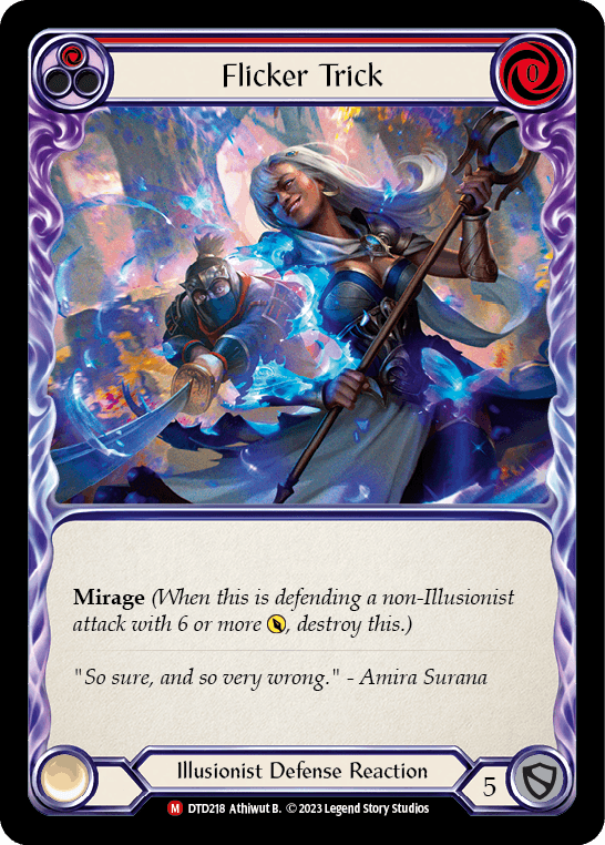 Flicker Trick — Dusk till Dawn Flesh and Blood card by Athiwut B.