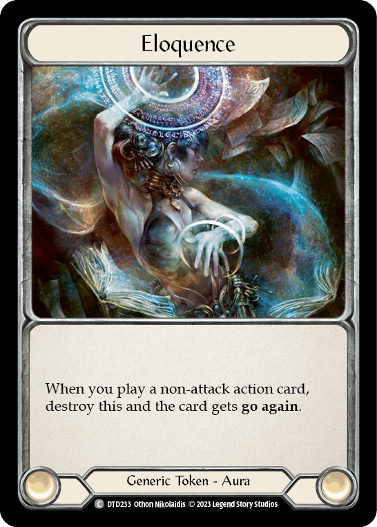 Eloquence — Dusk till Dawn Flesh and Blood card by Othon Nikolaidis