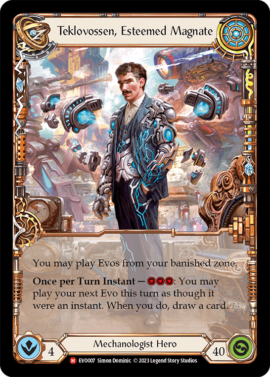 Teklovossen, Esteemed Magnate — Bright Lights Flesh and Blood card by Simon Dominic