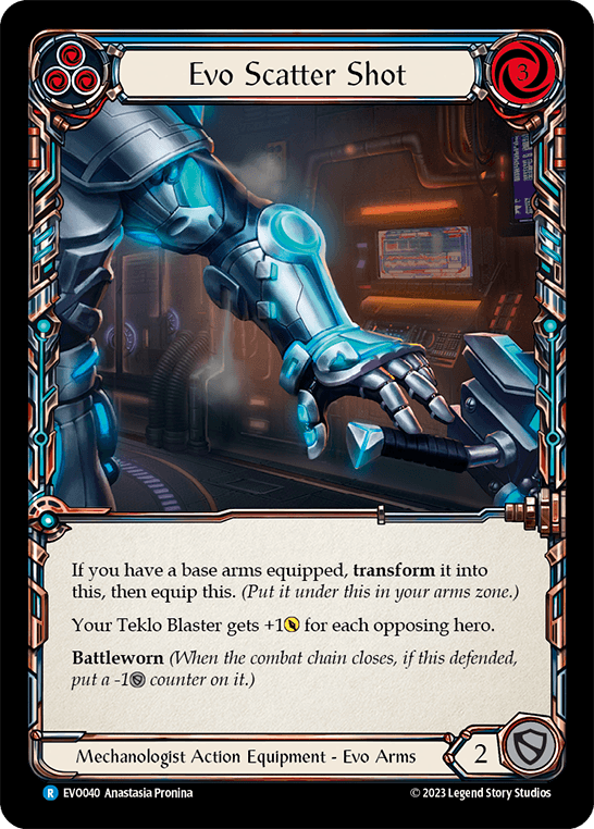 Evo Scatter Shot — Bright Lights Flesh and Blood card by Anastasia Prominova