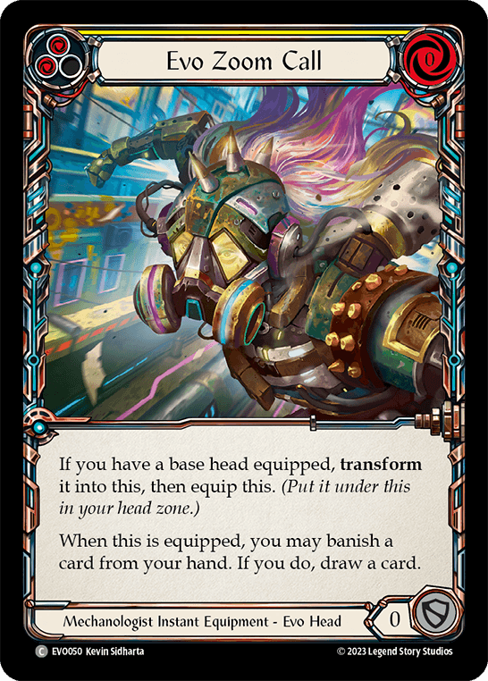 Evo Zoom Call — Bright Lights Flesh and Blood card by Kevin Sidharta