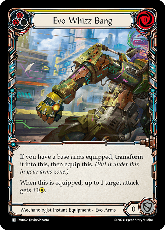 Evo Whizz Bang — Bright Lights Flesh and Blood card by Kevin Sidharta