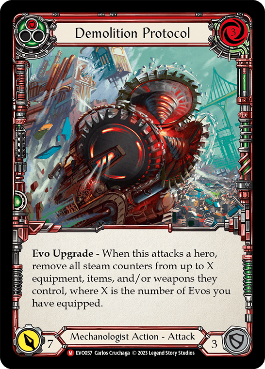 Demolition Protocol — Bright Lights Flesh and Blood card by Carlos Cruchaga