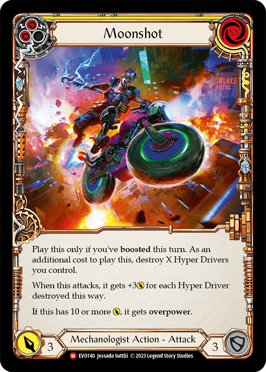 Moonshot — Bright Lights Flesh and Blood card by Joshua Perez